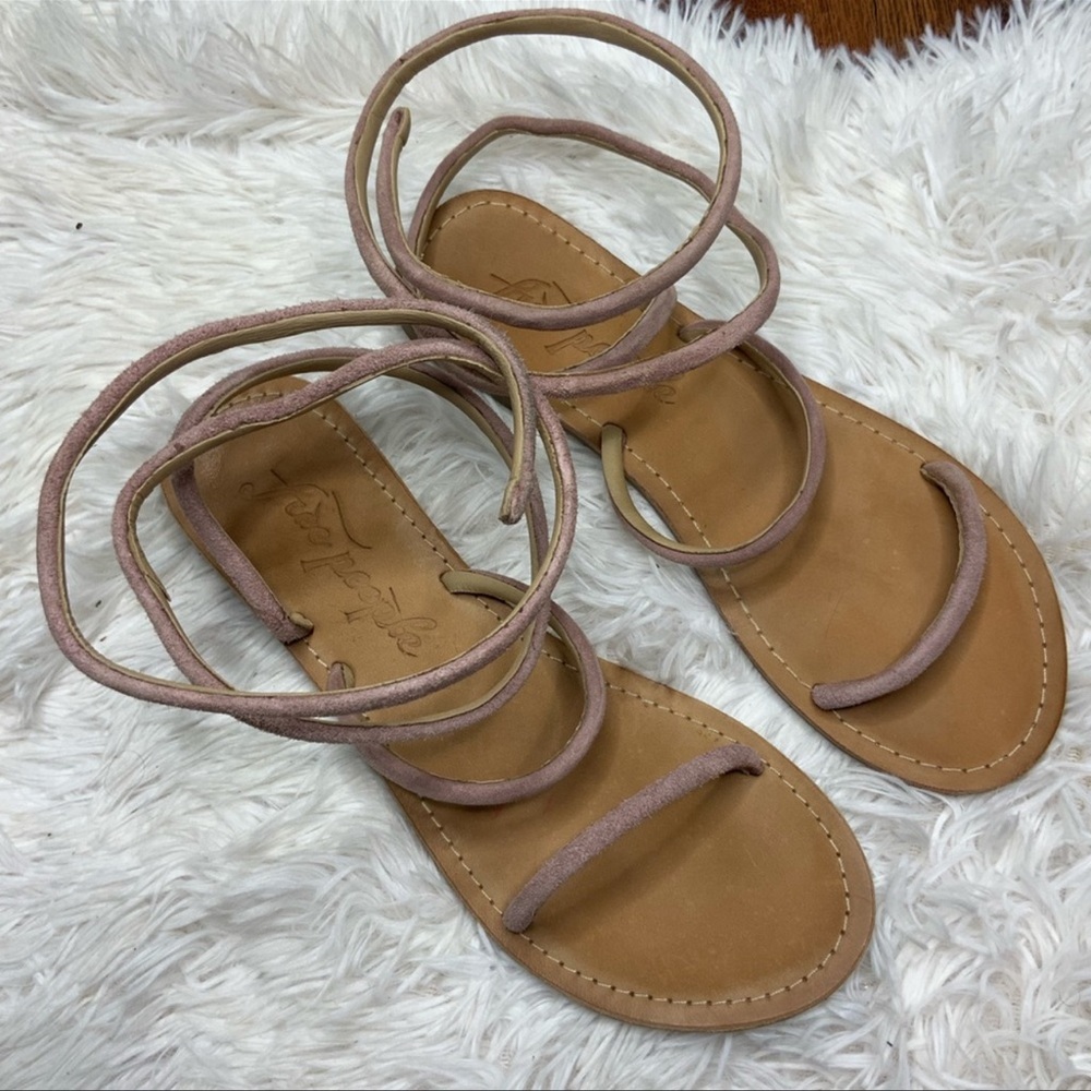 Free People Havana Wraparound Gladiator Sandal 39 - Picture 3 of 6
